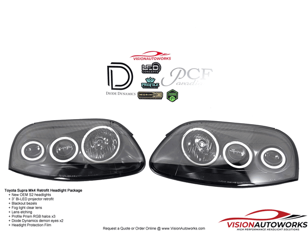 Toyota Supra Mk4/A80 (94-98) Headlight Performance & Style