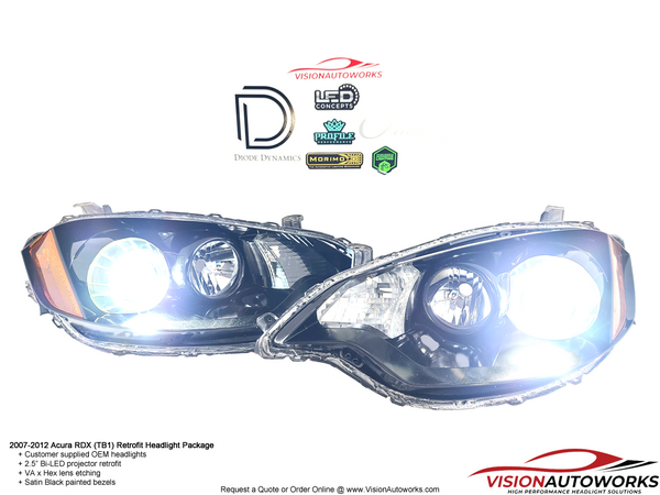 Acura RDX 2007 2012 Headlight Performance Style Package