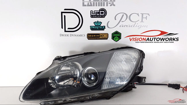 Honda S2000 AP1, E30 lens swap/tune, Clear Reflectors