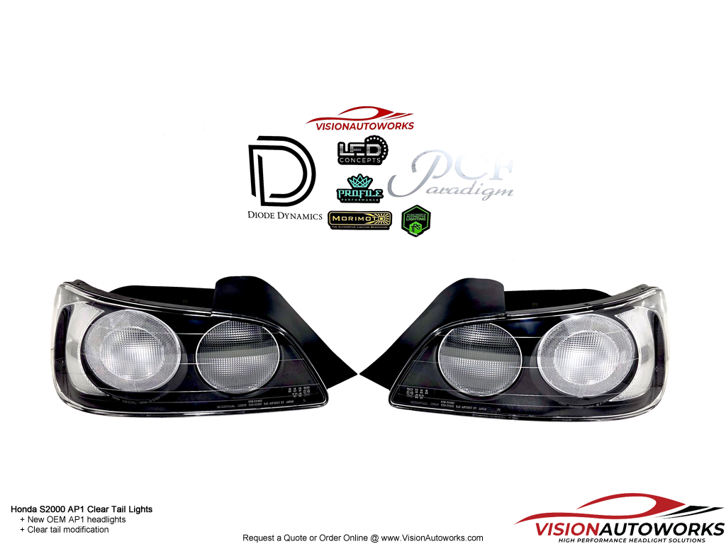 Honda S2000 AP1 Clear Tail Lights