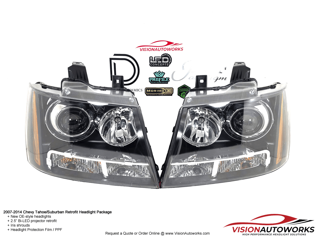 Chevy Tahoe / Suburban - 2.5" Bi-LED, Iris, PPF