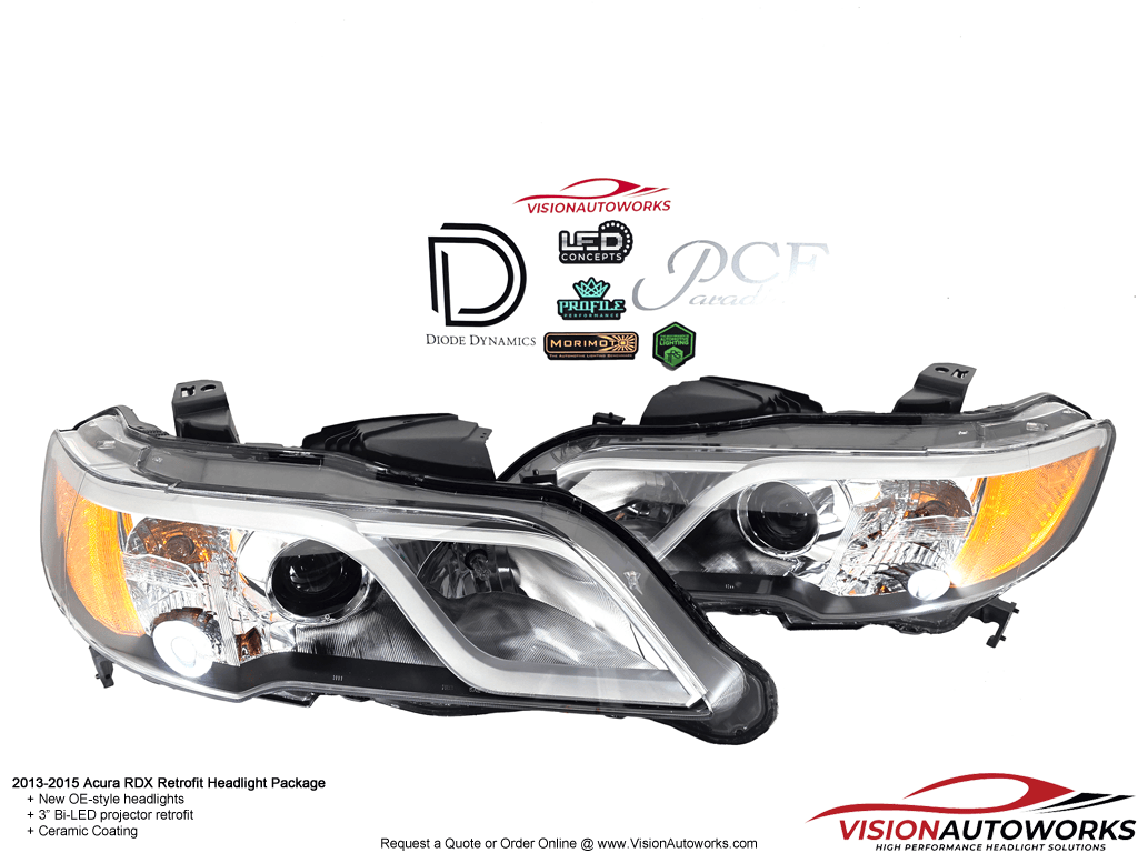 Acura RDX - 3" Bi-LED, Ceramic Coating