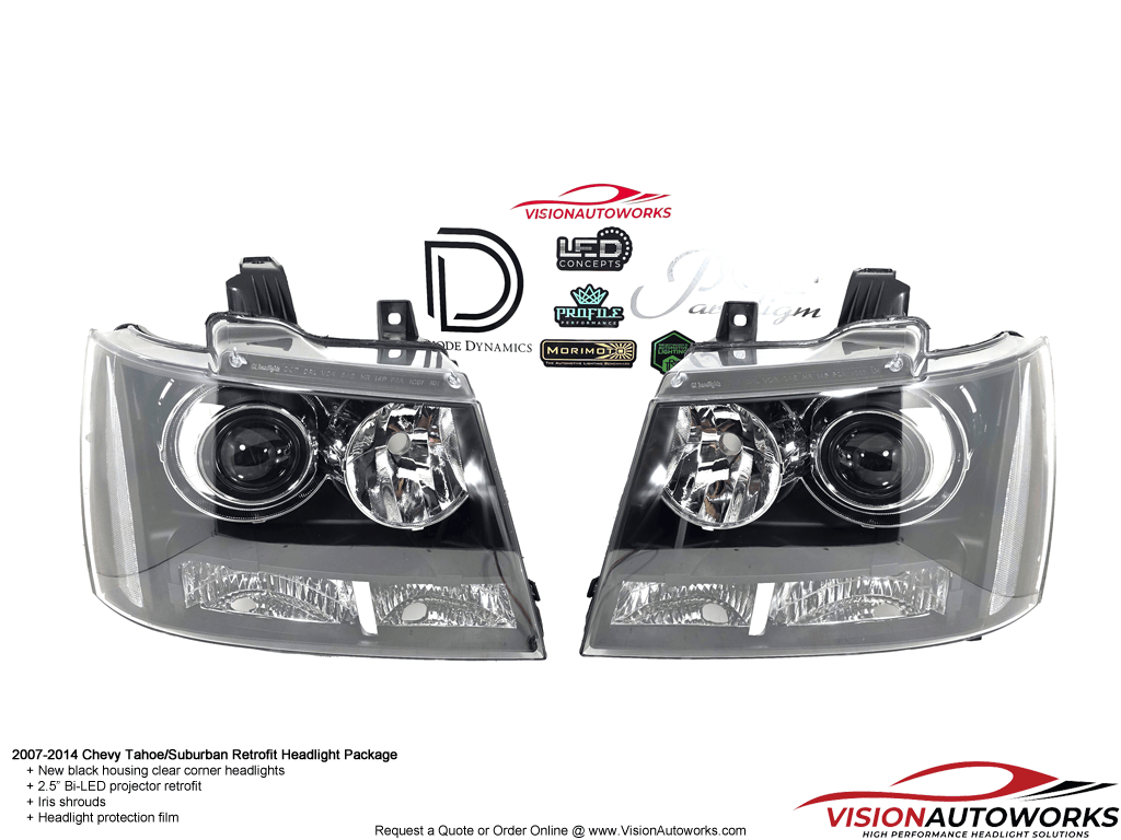 Chevy Tahoe / Suburban - 2.5" Bi-LED, Iris, PPF