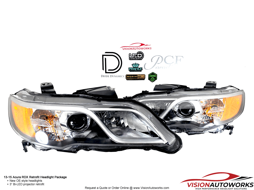 2G Acura RDX - 3" Bi-LED