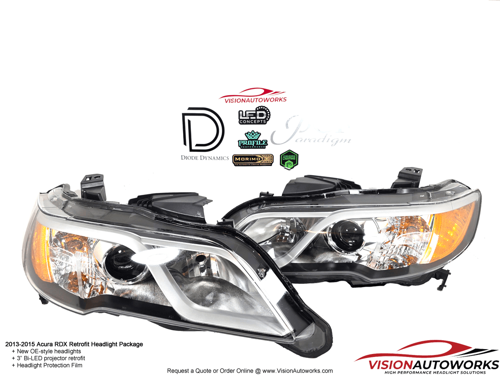 2G Acura RDX - 3" Bi-LED, PPF