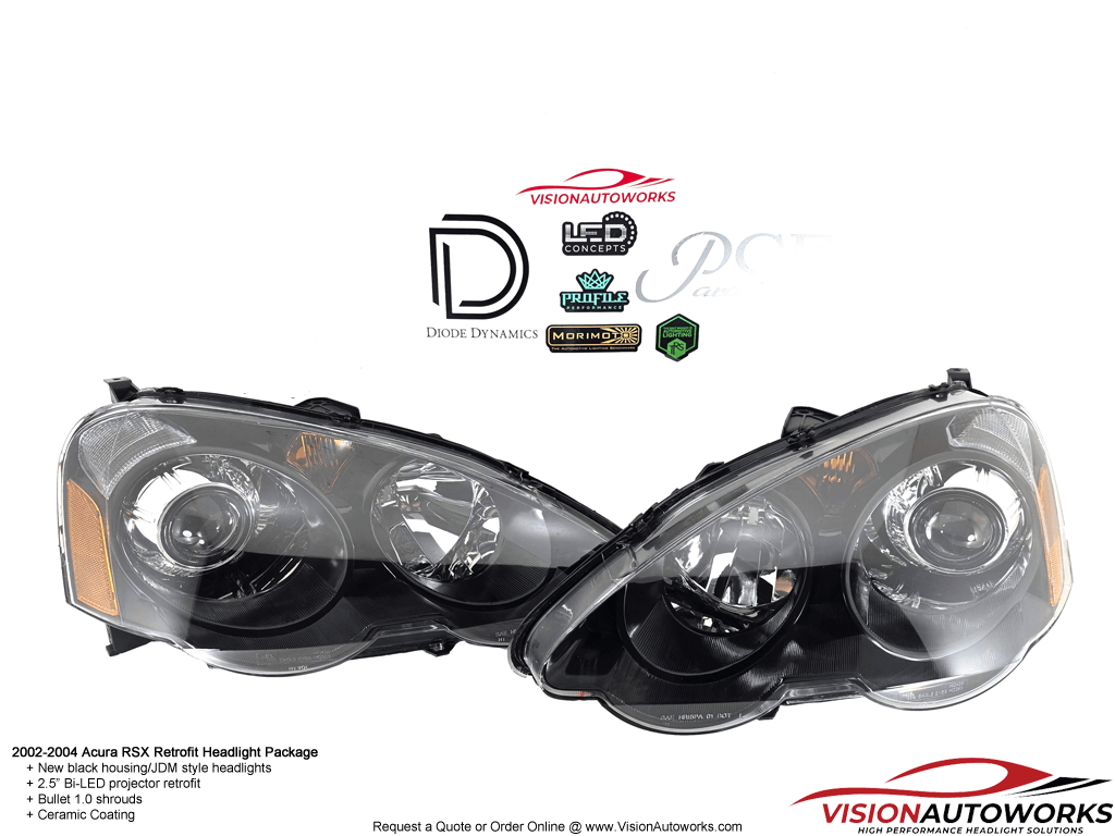 02-04 Acura RSX - 2.5" Bi-LED, Bullet 1.0