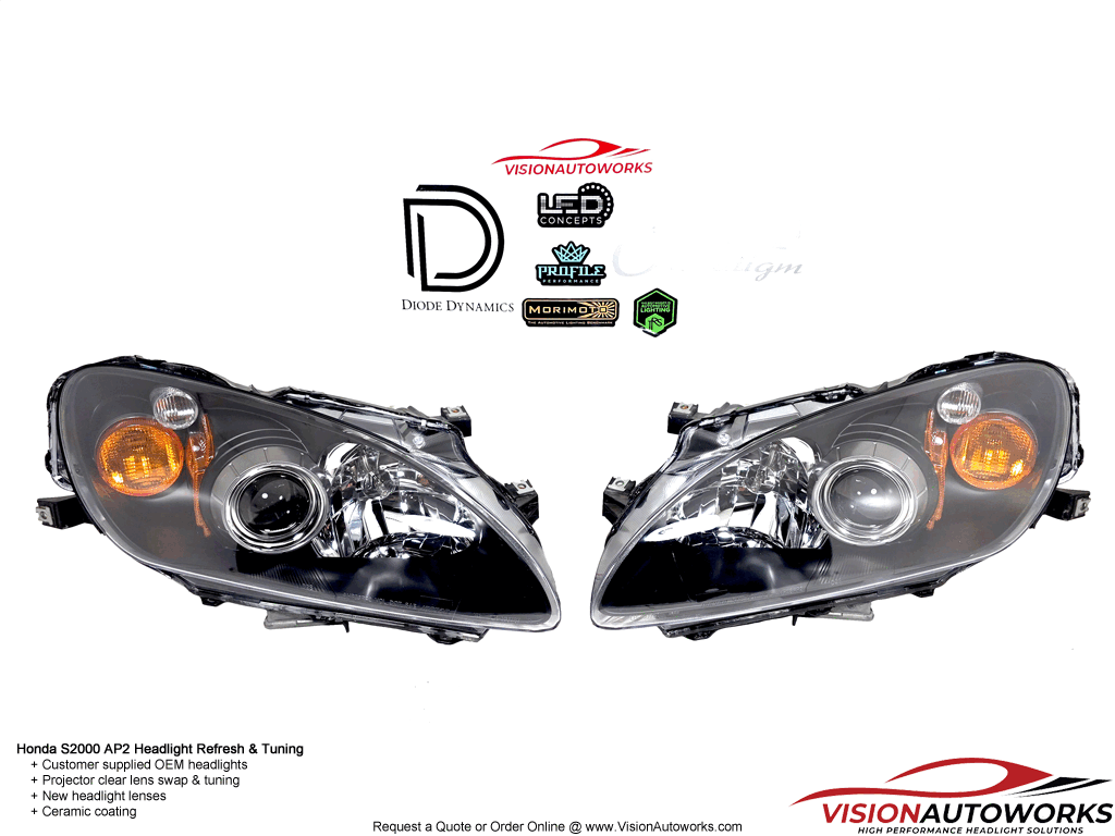 Honda S2000 AP2 Headlight Refurb