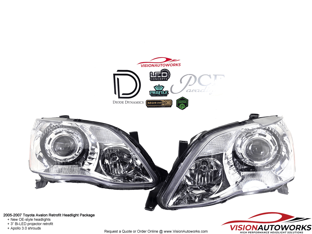 Toyota Avalon - 3" Bi-LED, Apollo 3.0