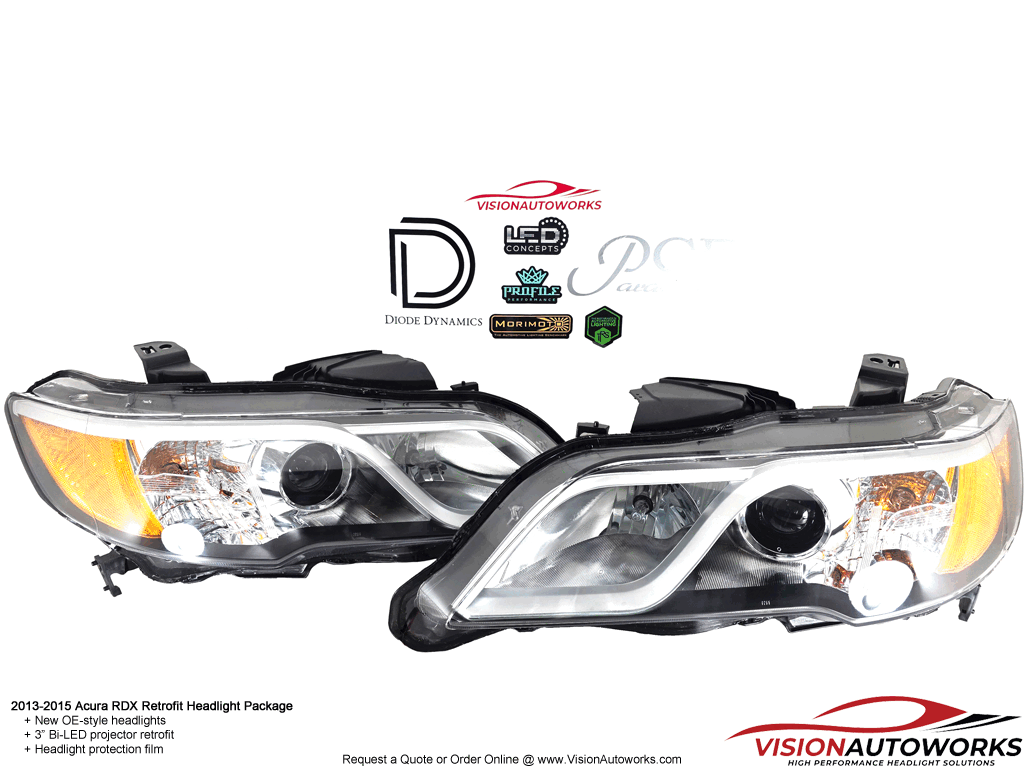 2G Acura RDX - 3" Bi-LED