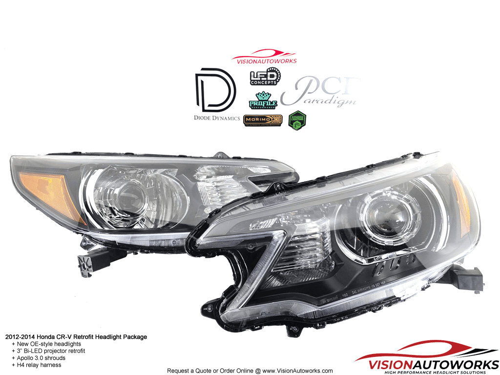 2012-2014 Honda CR-V - 3" Bi-LED