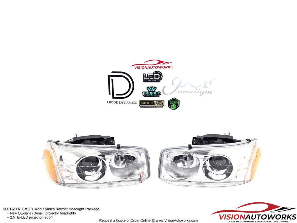 GMC Yukon / Sierra - 2.5" Bi-LED
