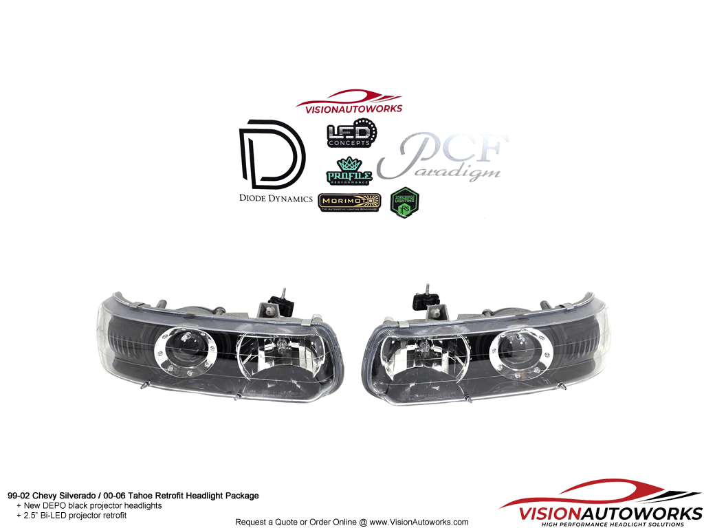 Chevy 99-02 Silverado / 00-06 Tahoe - 2.5" Bi-LED