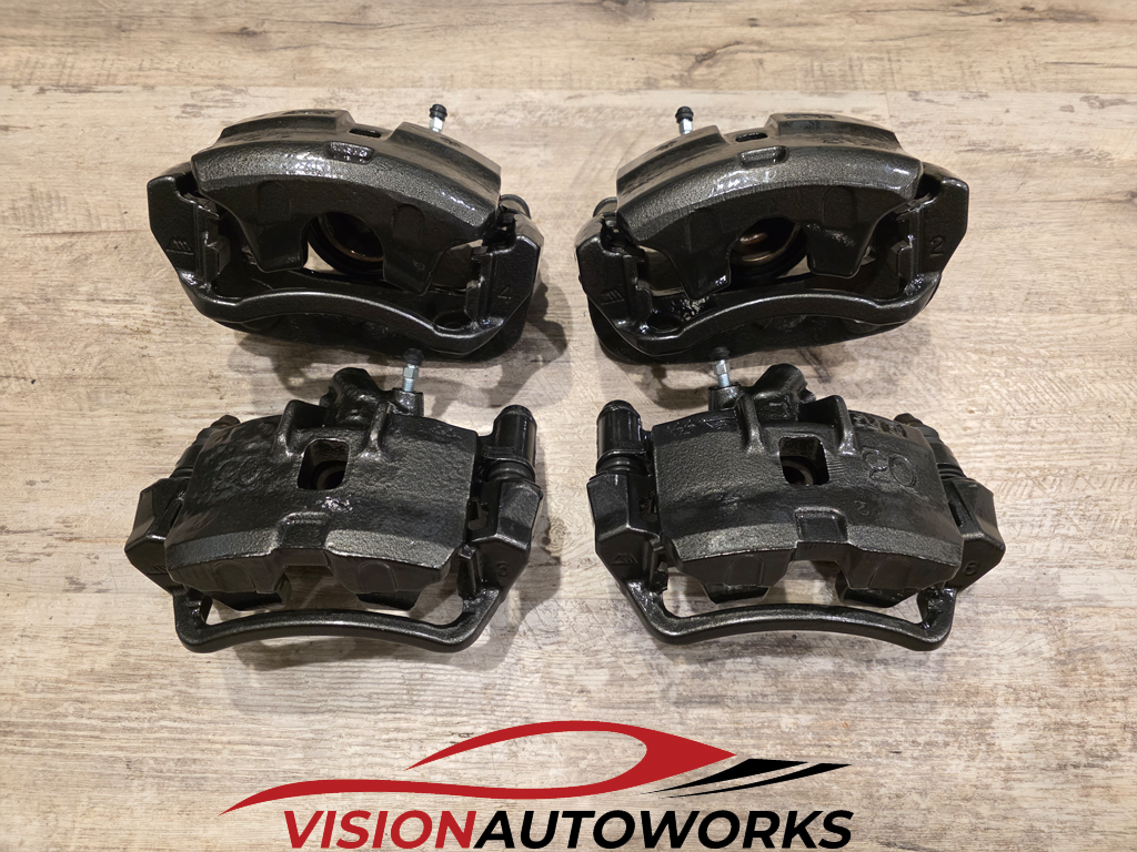 Toyota Supra Mk3 Caliper Rebuild, Gunmetal Powdercoat