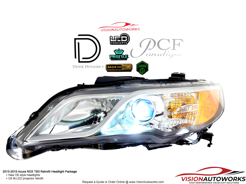 2g Acura RDX - 3" Bi-LED projector conversion