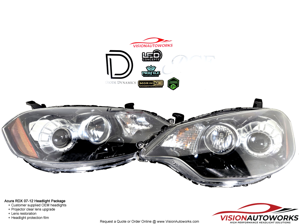 Acura RDX TB1 Headlight Upgrade and Refinishing