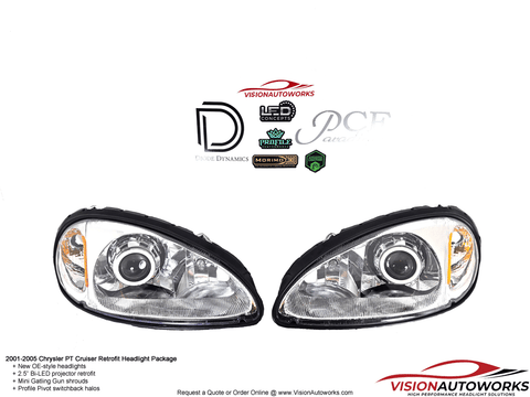 Chrysler PT Cruiser (2001-2005) Headlight Package