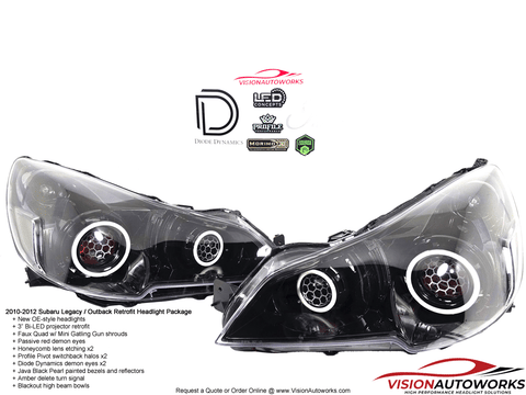 Subaru Legacy / Outback (2010-2012) Headlight Package