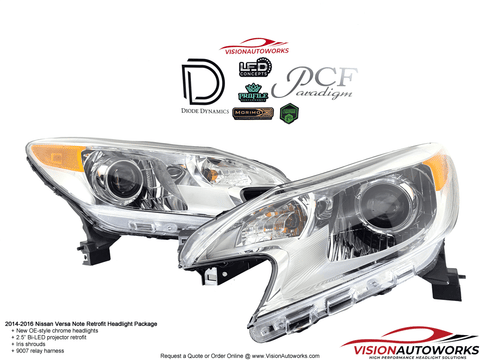 Nissan Versa Note (2014-2016) Headlight Package