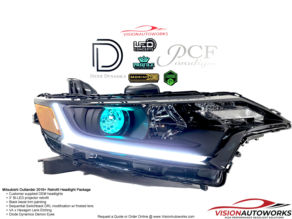 Mitsubishi Outlander (2016+) Headlight Package VisionAutoworks
