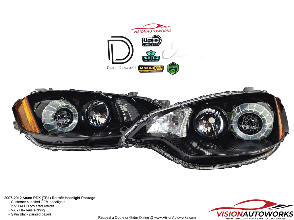 Acura RDX (2007-2012) Headlight Performance & Style Package ...