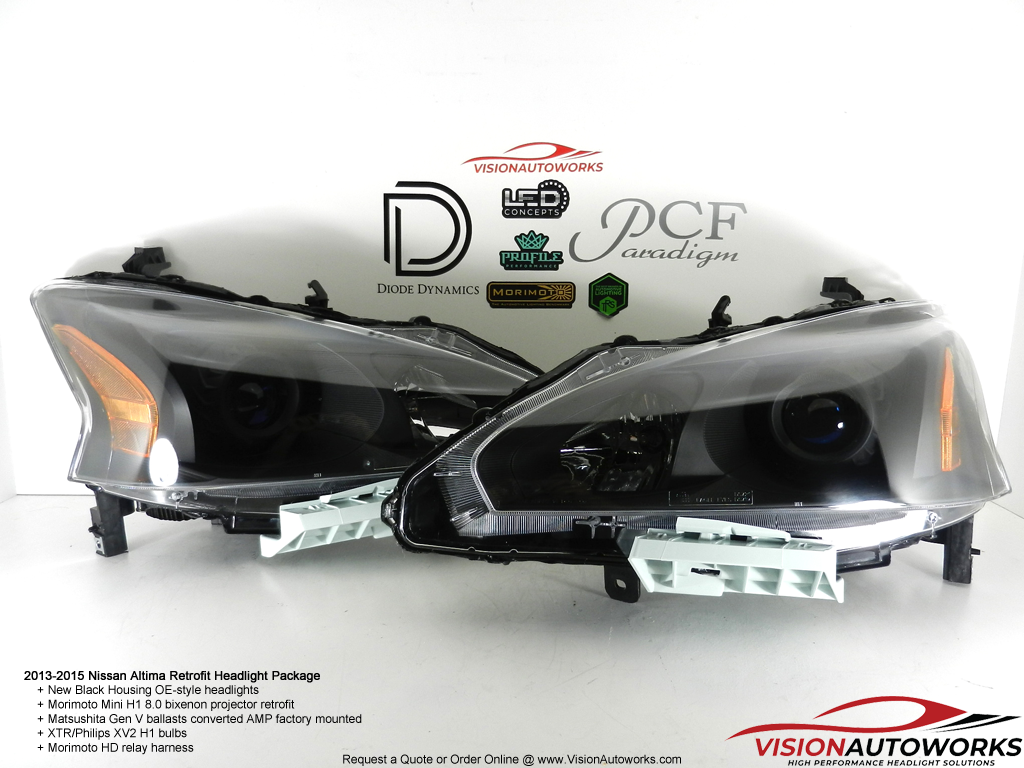 Nissan Altima 2013 2015 Headlight Package VisionAutoworks