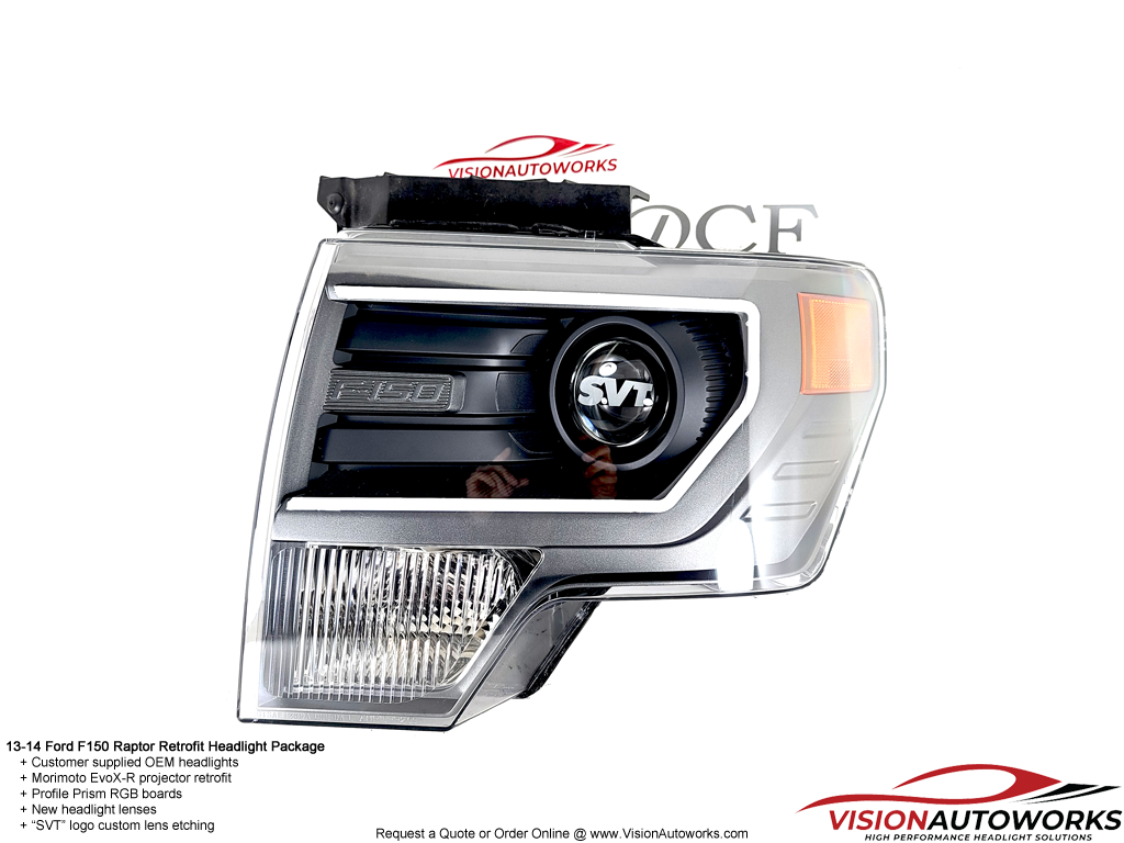 Ford F-150 SVT Raptor (2013-2014) Headlight Package – VisionAutoworks